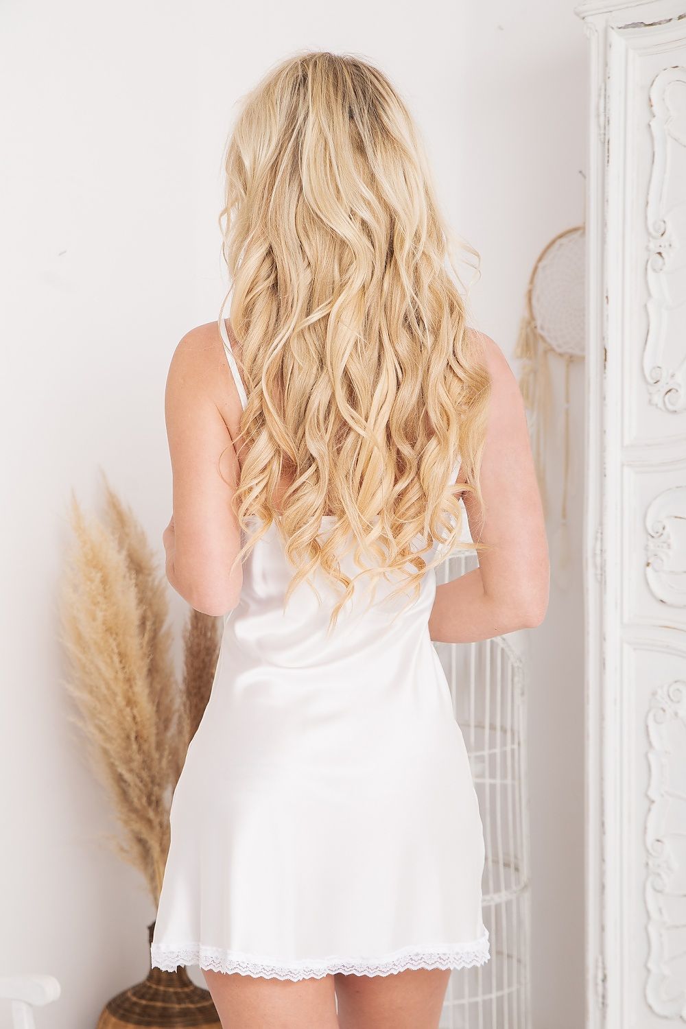 Satin Allure by Kalimo grey / S MAHYSTYLE