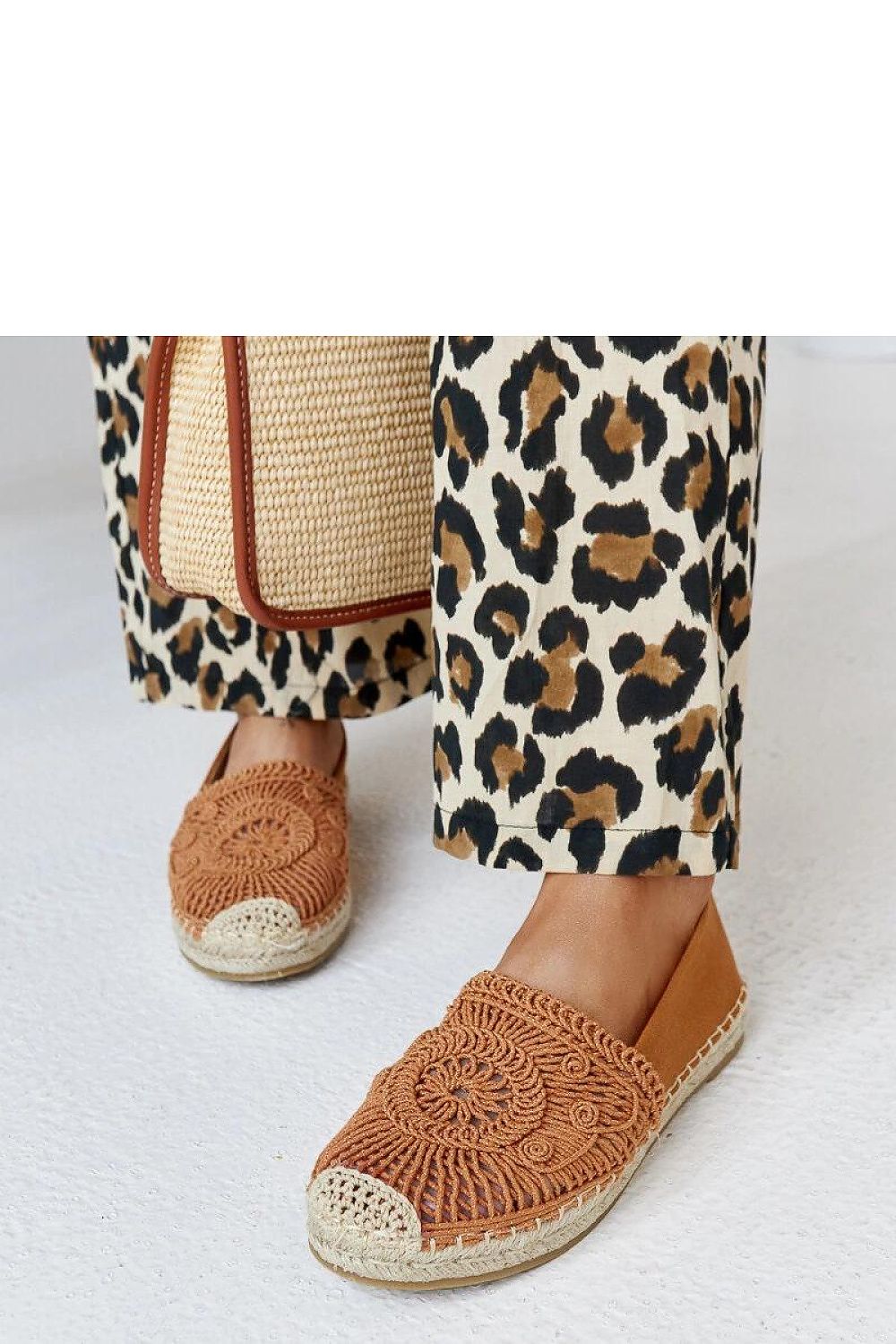 Espadrille Solea til dame fra MS StyleHaven, laget av Bomull; polyester, farge Brun, størrelse 39, med 45720 ermer, perfekt til casual; dress