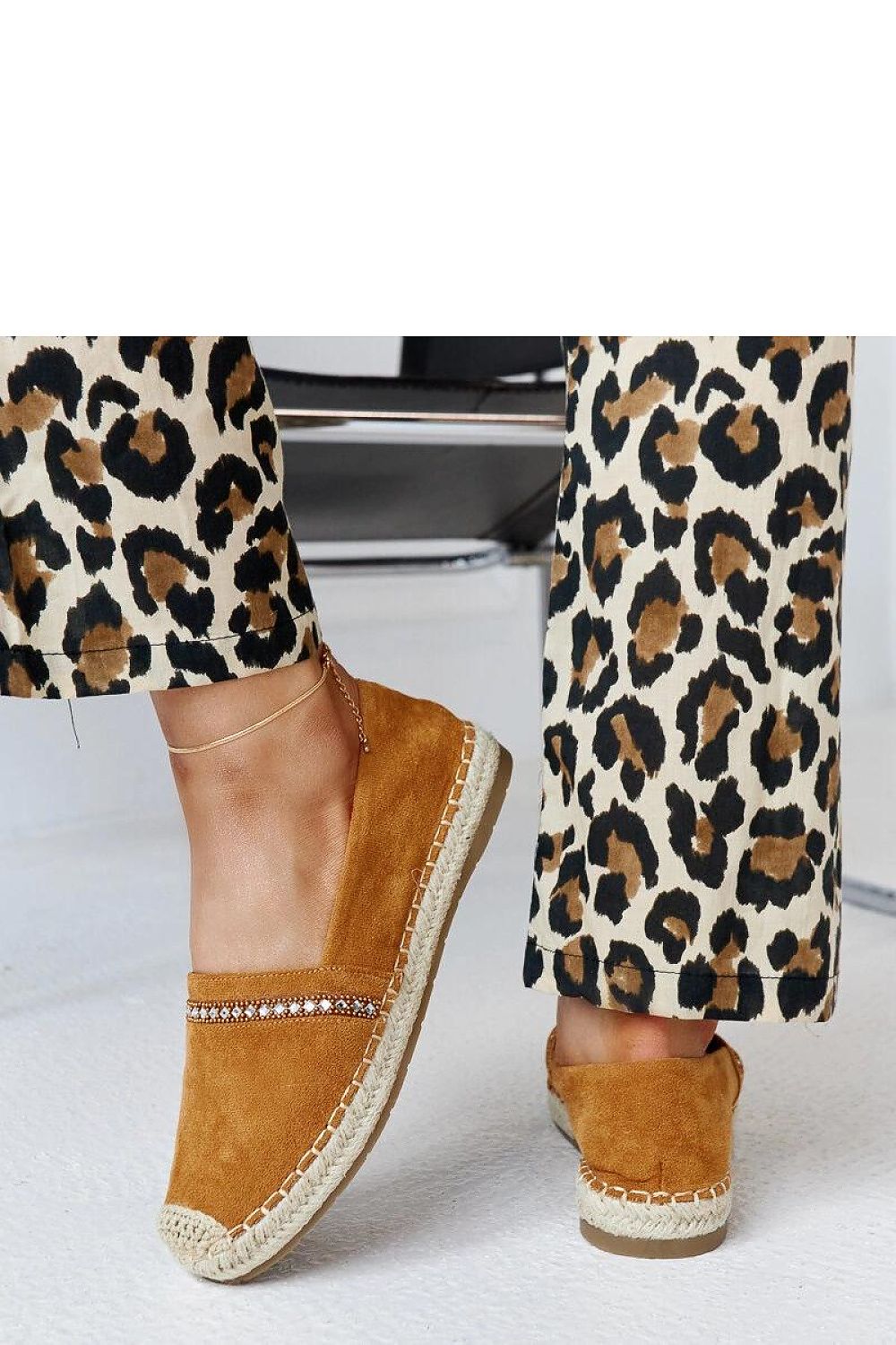 Espadrille Solea til dame fra MS StyleHaven, laget av Bomull; polyester, farge Brun, størrelse 37, med 45720 ermer, perfekt til casual; dress