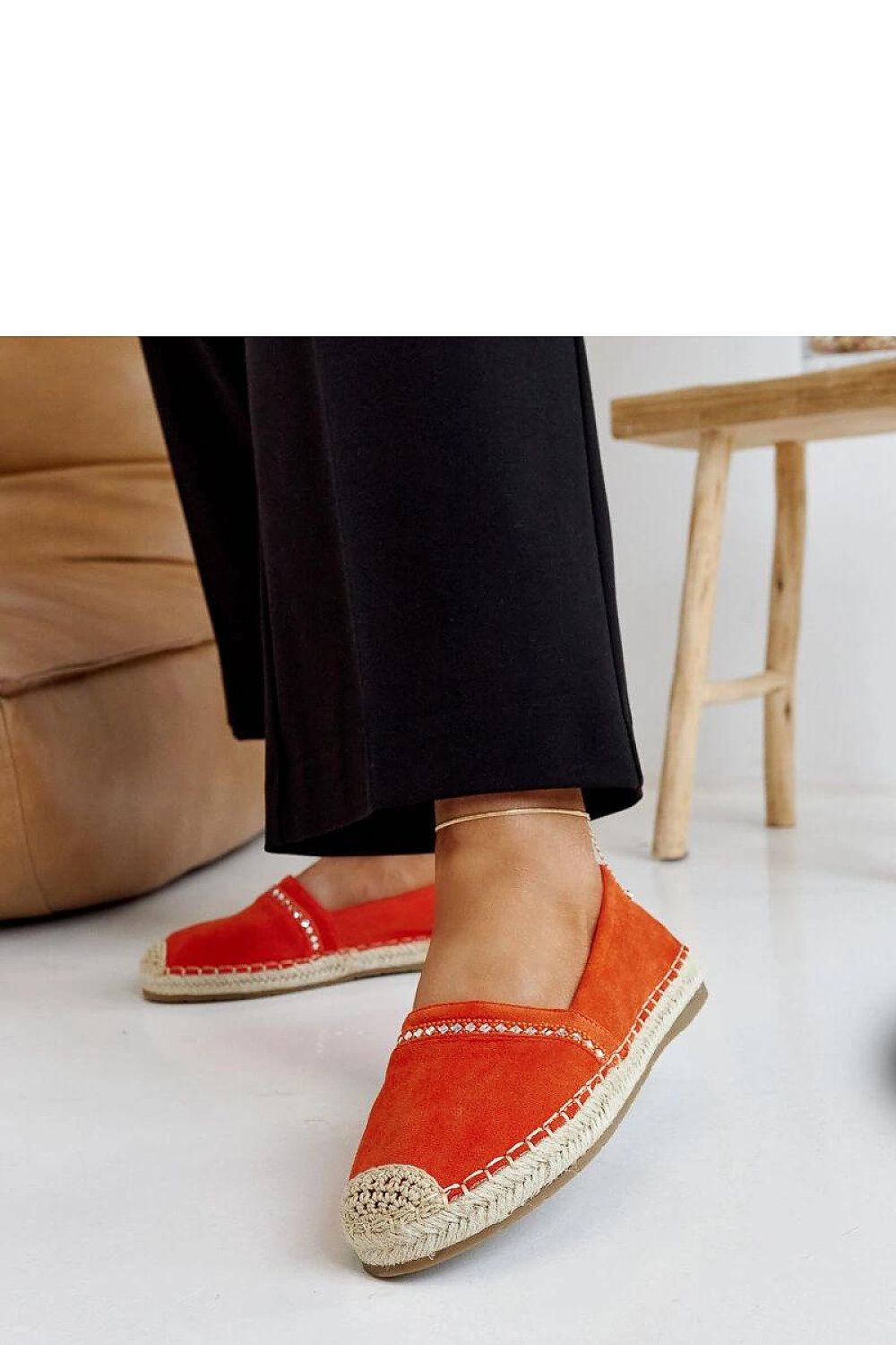 Espadrille Solea til dame fra MS StyleHaven, laget av Bomull; polyester, farge Brun, størrelse 40, med 45720 ermer, perfekt til casual; dress