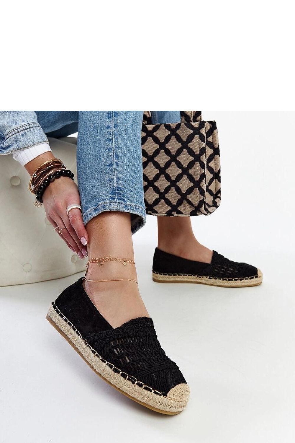 Espadrille Solea til dame fra MS StyleHaven, laget av Bomull; polyester, farge Grønn, størrelse 41, med 45720 ermer, perfekt til casual; dress