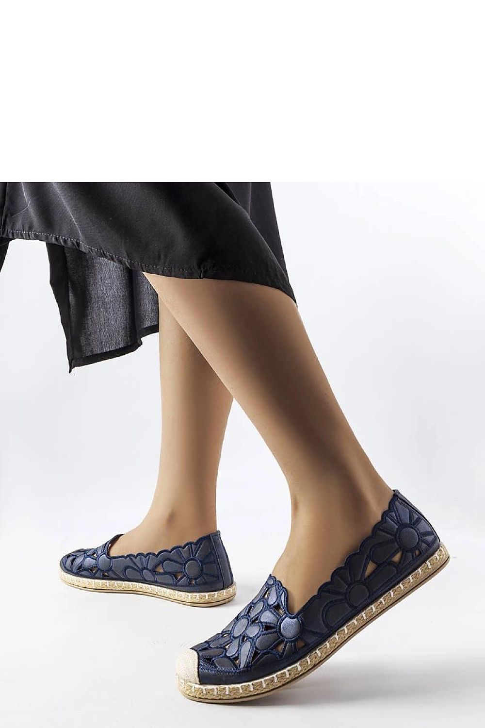 Espadrille Solea til dame fra MS StyleHaven, laget av Bomull; polyester, farge Grå, størrelse 40, med 45720 ermer, perfekt til casual; dress