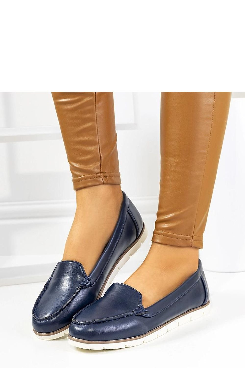 Montez Breeze Mocassin til dame til dame fra MS StyleHaven, laget av Viskose; polyester; Polyamid, farge Blå, størrelse 38, med long ermer, perfekt til casual