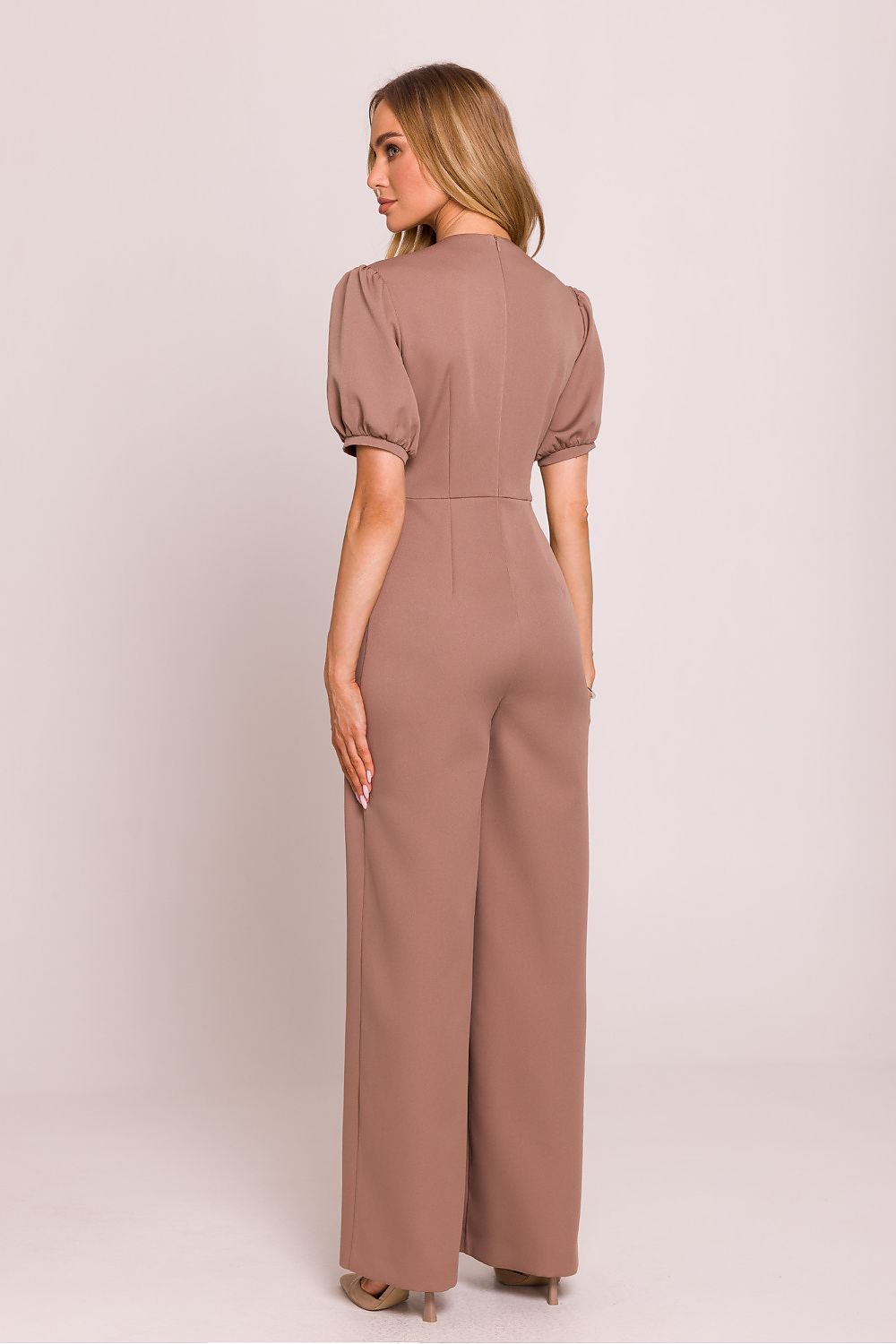 Jumpsuit - Moe til dame fra MS StyleHaven, laget av polyester, farge Grønn, størrelse XL, med short ermer, perfekt til dress