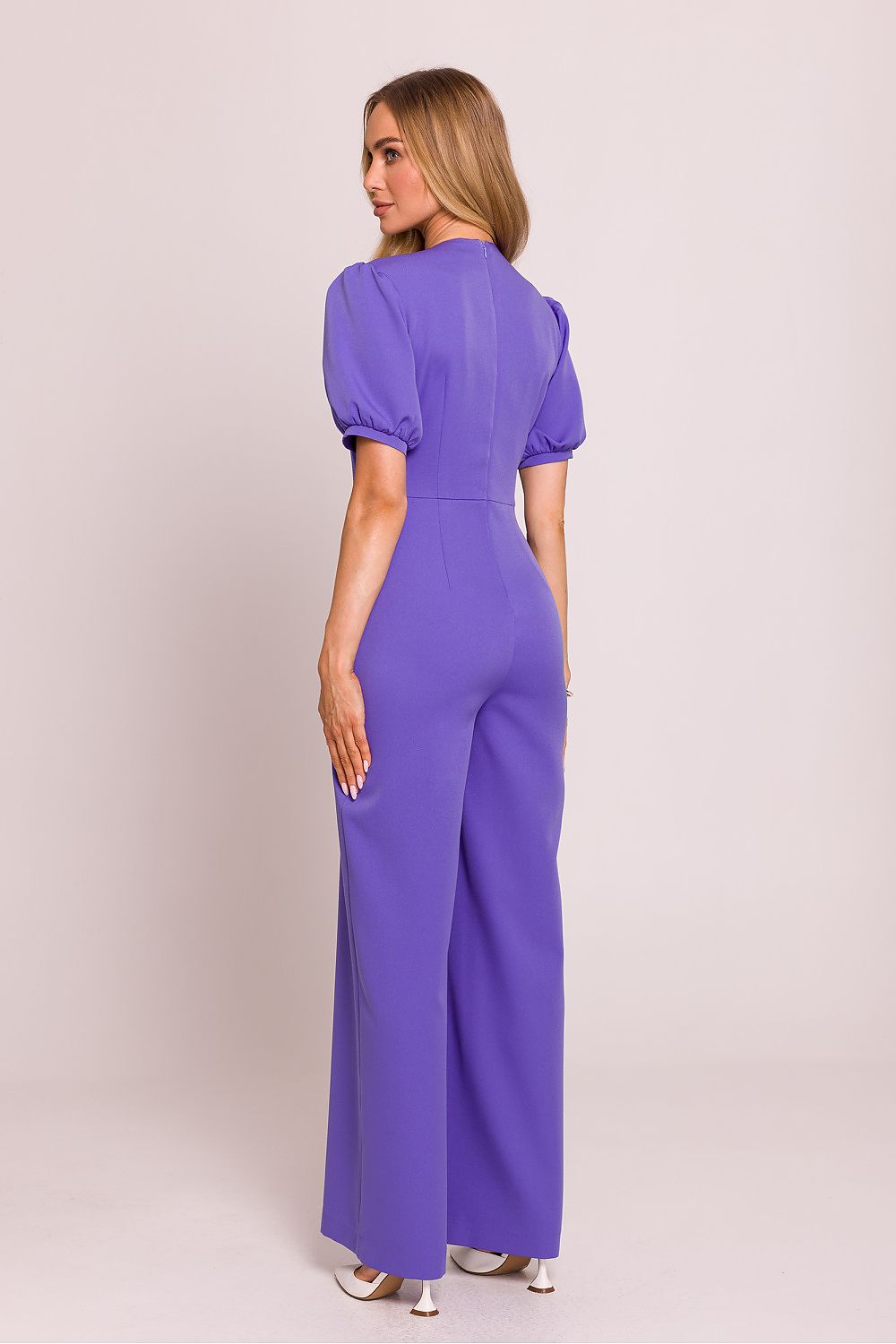Jumpsuit - Moe til dame fra MS StyleHaven, laget av polyester, farge Brun, størrelse XXL, med short ermer, perfekt til dress