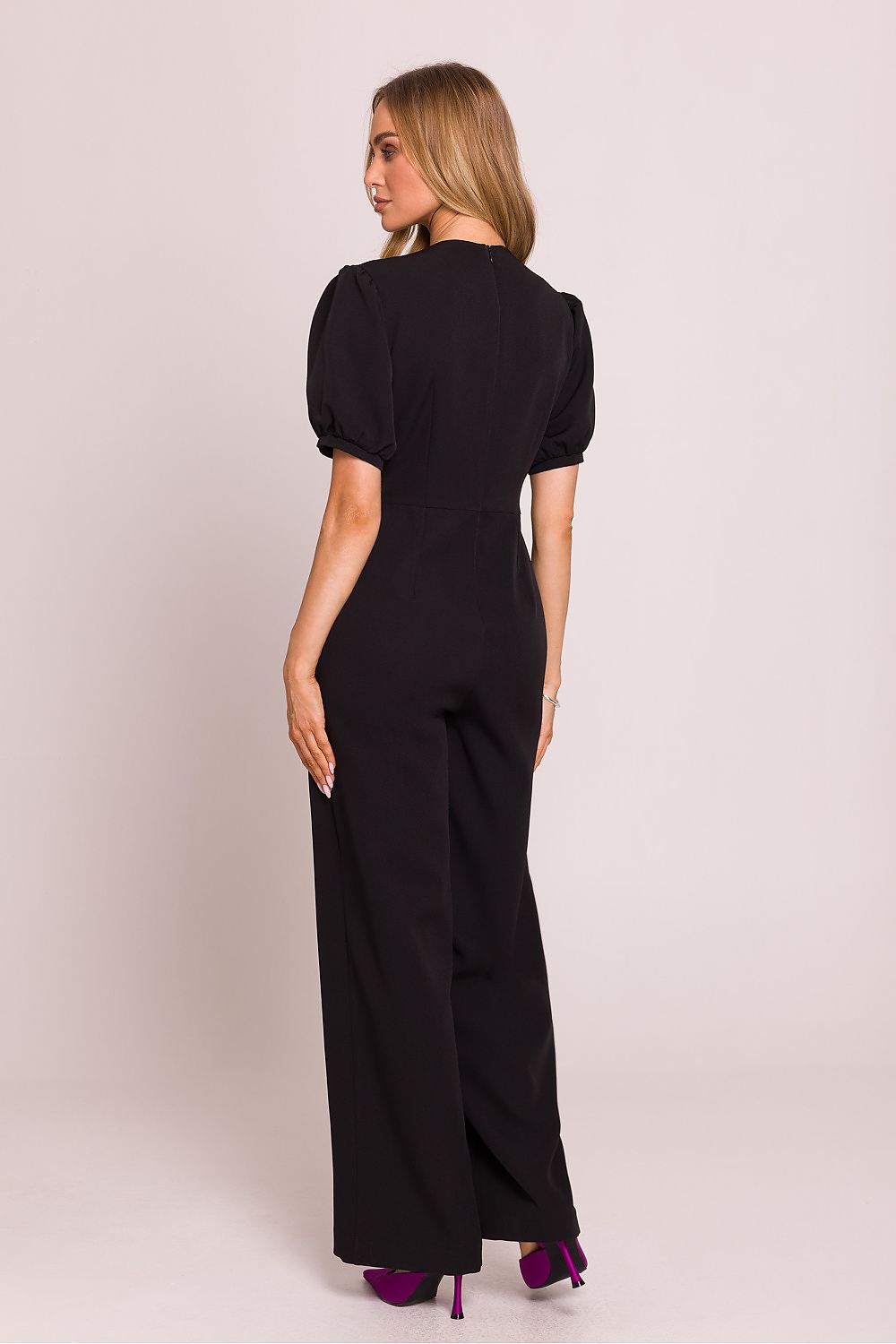 Jumpsuit - Moe til dame fra MS StyleHaven, laget av polyester, farge Grønn 2, størrelse M, med short ermer, perfekt til dress