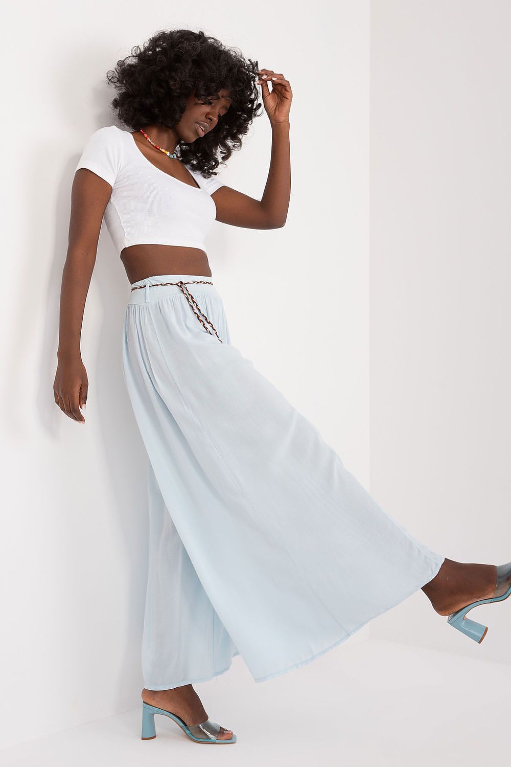 Damebukser Och Bella til dame fra MS StyleHaven, laget av Viskose, farge Grønn 5, størrelse s, med strapless ermer