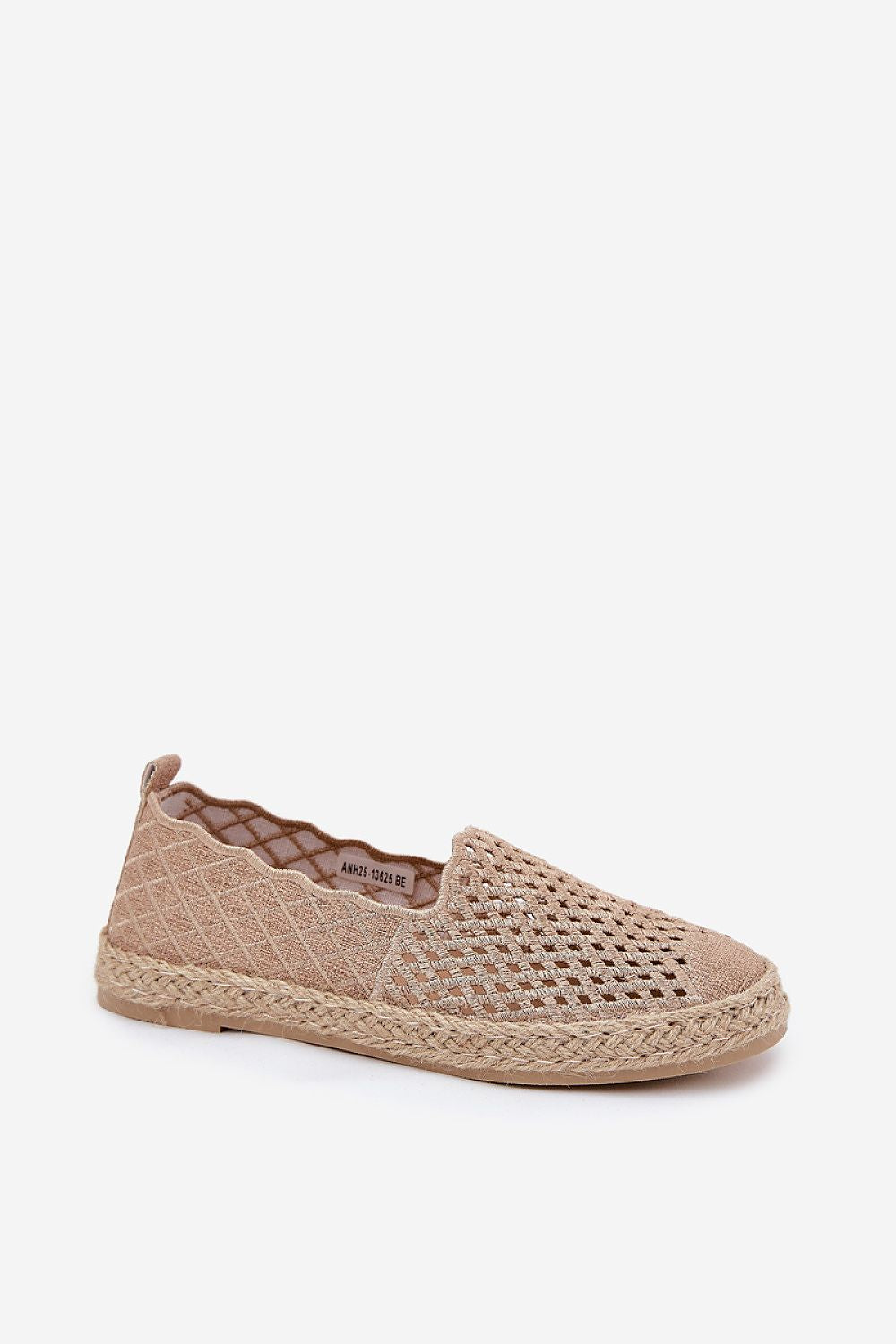 Espadrille Step in style til dame fra MS StyleHaven, laget av Bomull; polyester, farge Svart, størrelse 40, med 45720 ermer, perfekt til casual; dress
