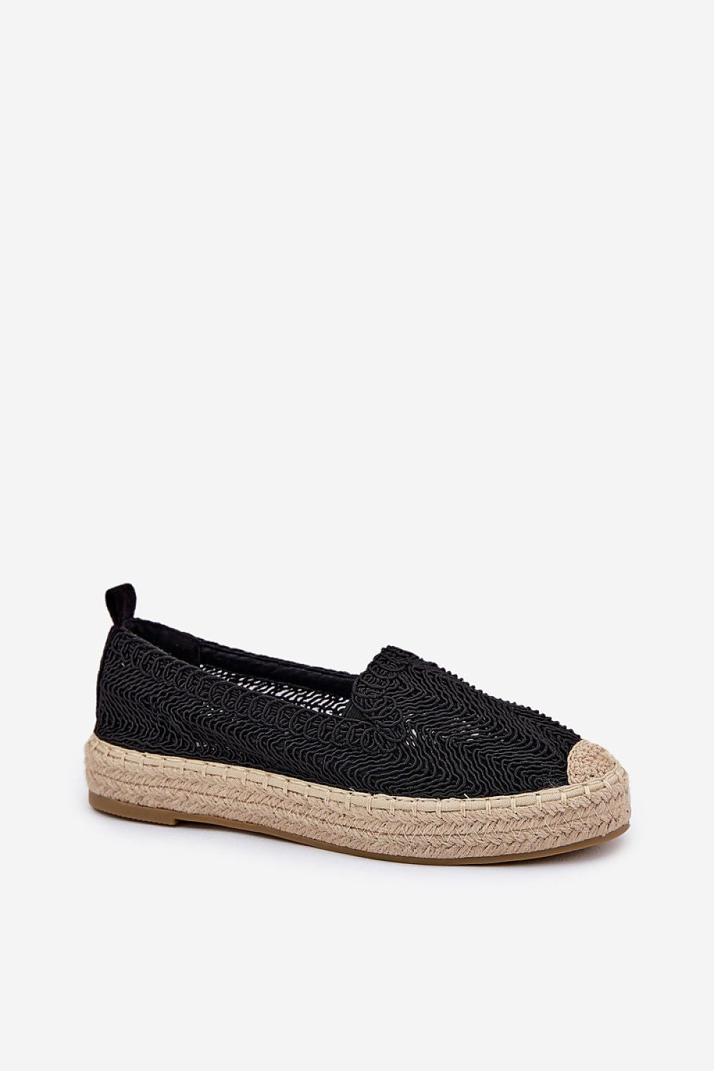 Espadrille Step in style til dame fra MS StyleHaven, laget av Bomull; polyester, farge beige, størrelse 40, med 45720 ermer, perfekt til casual; dress