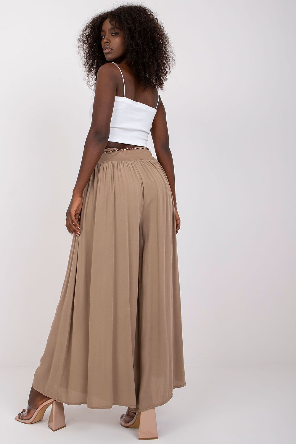 Damebukser Och Bella til dame fra MS StyleHaven, laget av Viskose, farge beige, størrelse M, med strapless ermer