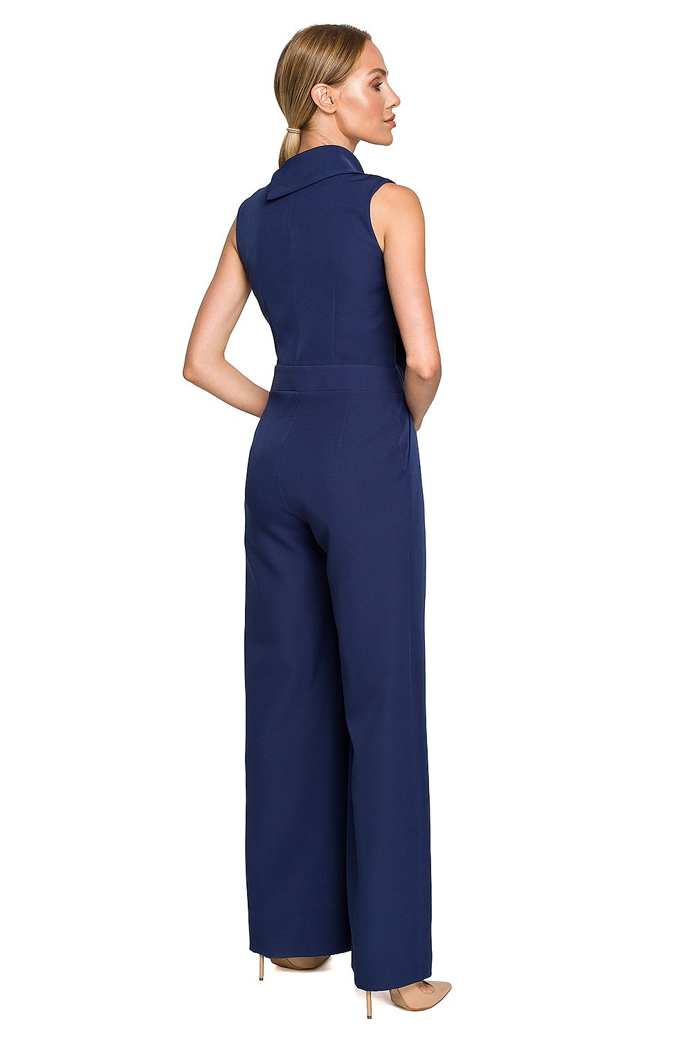 Jumpsuit - Moe til dame fra MS StyleHaven, laget av polyester, farge Grønn, størrelse s, med sleeveless ermer, perfekt til dress