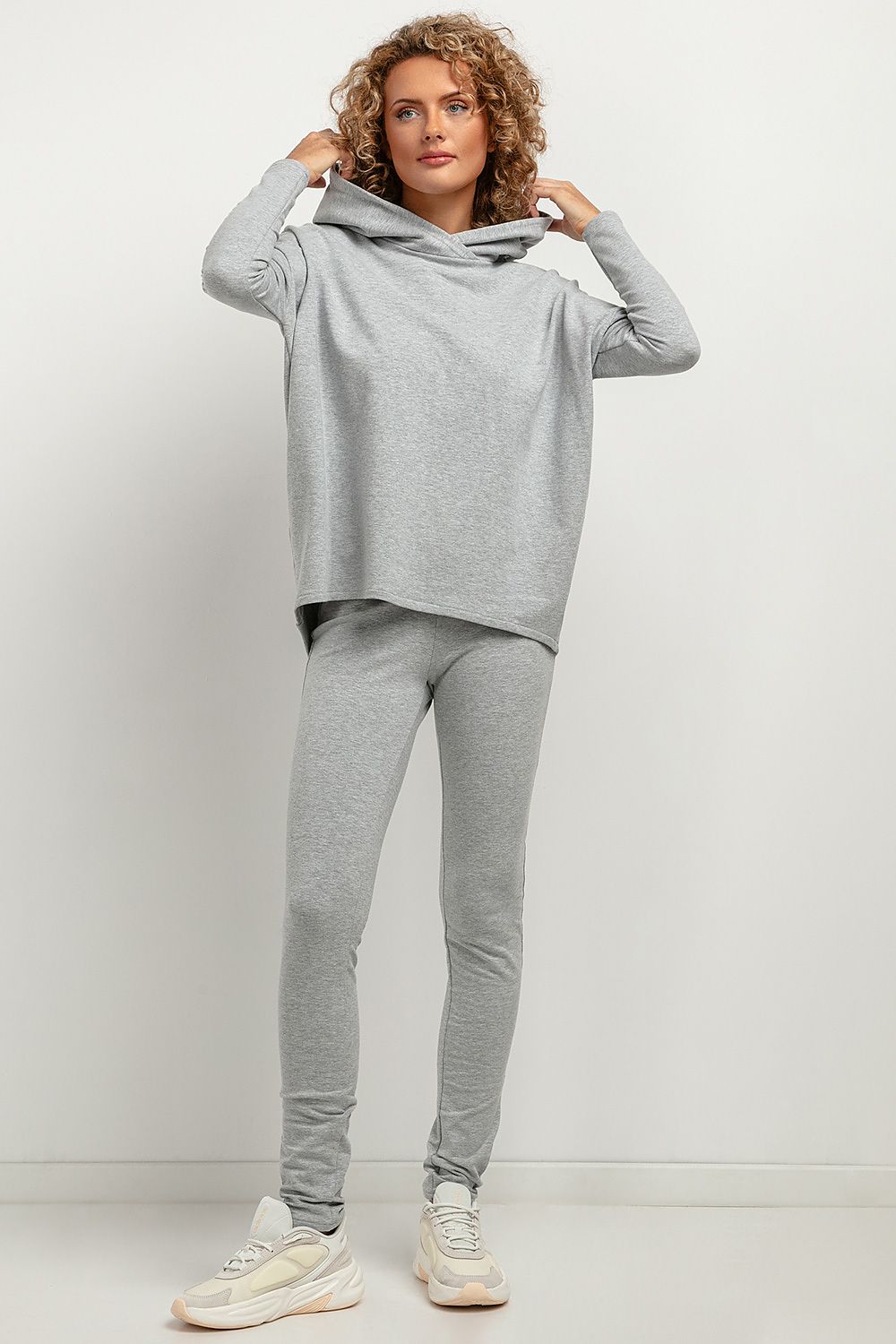 Lange leggings Tessita til dame fra MS StyleHaven; laget av Bomull; polyester; farge Brun; størrelse XS; med 45720 ermer; perfekt til casual