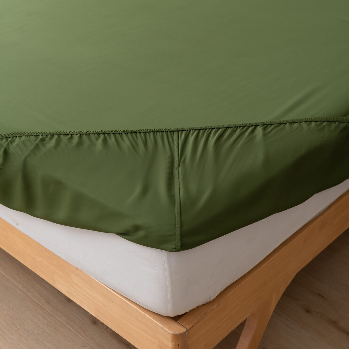Hoeslaken (Topdekmatras) - Deep Moss - Premium
