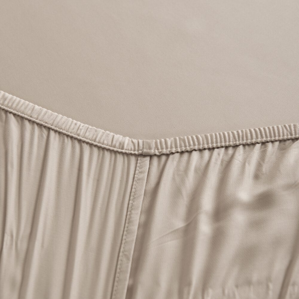 Eenpersoons Beddengoedset - Soft Taupe