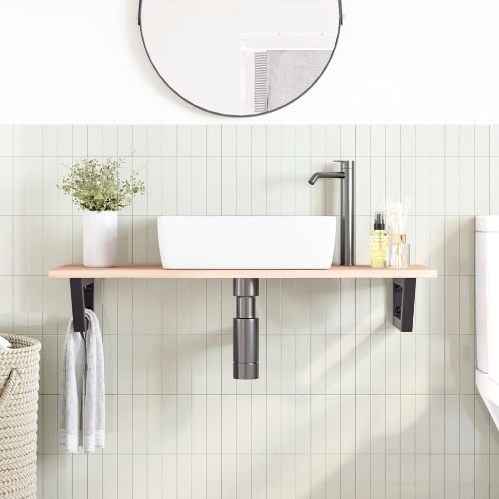 Servanthylle til bad fra MS StyleHaven™. Praktisk oppbevaringsløsning under servanten som gir plass til håndklær og toalettsaker. Moderne og stilrent design som gjør baderommet ryddig og elegant.