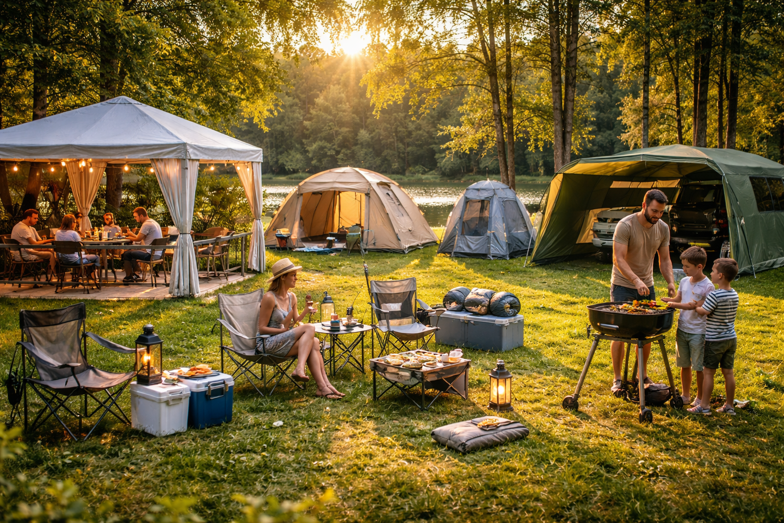 Hage og fritid fra MS StyleHaven med paviljong, soltak, biltelt, strandtelt, dusjtelt og WC-telt, telt for 1–12 personer, campingmøbler, campingutstyr, soveposer, myggnett og grill – komplett utvalg for ute- og campingliv. Kjøp her