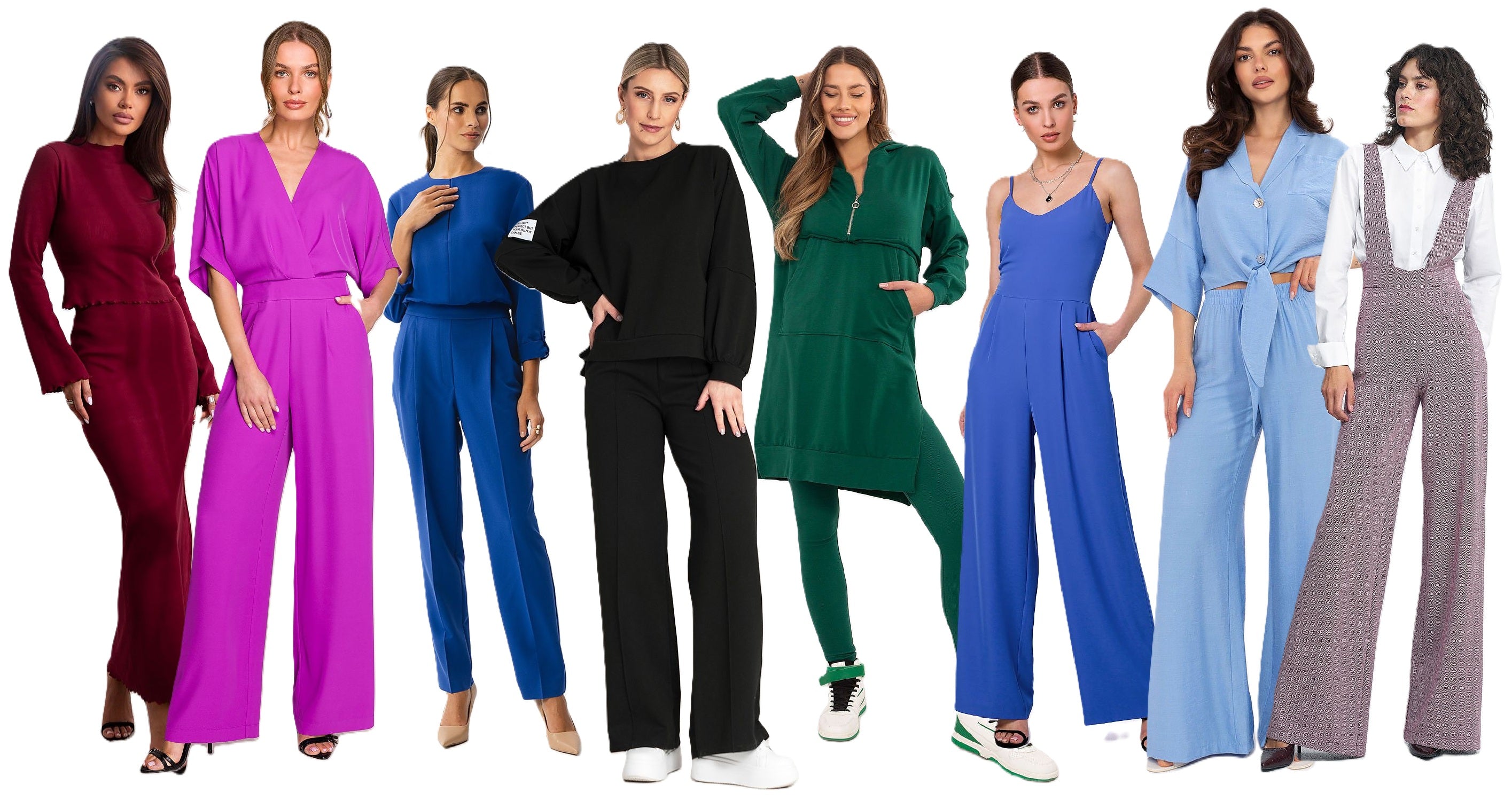 Outfits for dame – trendy jumpsuits, to-delte sett og behagelige fritidsantrekk for alle anledninger, fra hverdag til fest. – MS StyleHaven™