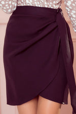Side-Tie svart skjørt Limited Edition til dame fra MS StyleHaven, laget av polyester, farge Grønn, størrelse XL, med long ermer, perfekt til casual; dress