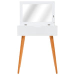 Sminkebord Med Speil Mdf 60X40X75 Cm