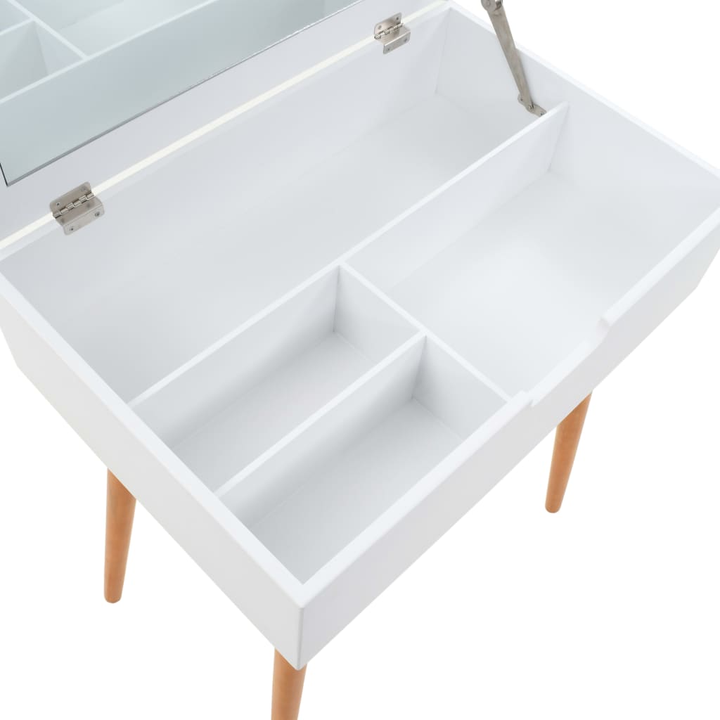 Sminkebord Med Speil Mdf 60X40X75 Cm