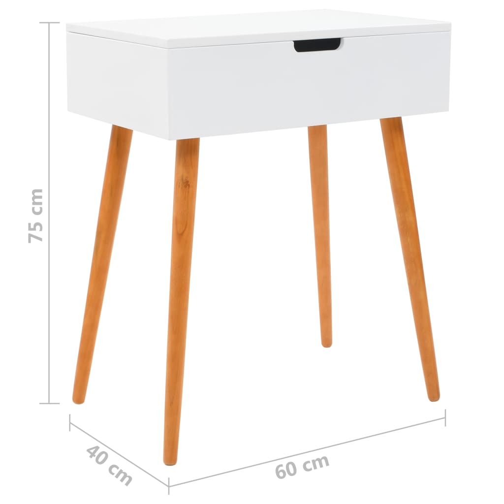 Sminkebord Med Speil Mdf 60X40X75 Cm