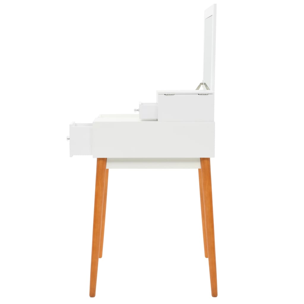 Sminkebord Med Speil Mdf 60X50X86 Cm