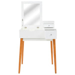 Sminkebord Med Speil Mdf 60X50X86 Cm