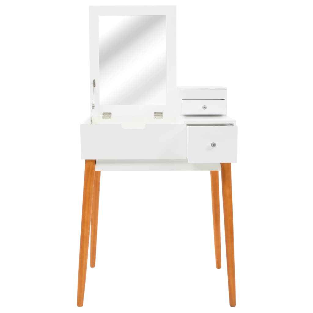 Sminkebord Med Speil Mdf 60X50X86 Cm