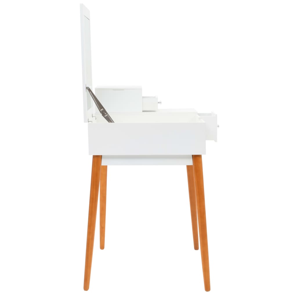 Sminkebord Med Speil Mdf 60X50X86 Cm