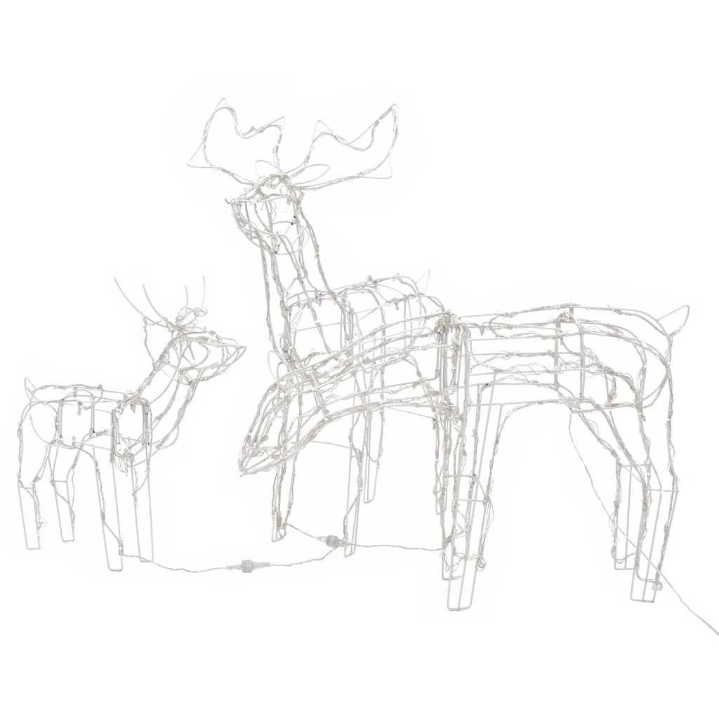 Julelys Dekorasjon Reinsdyr 3 Deler 229 Leds