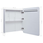 Led-Speilskap Til Bad 68X9X80 Cm