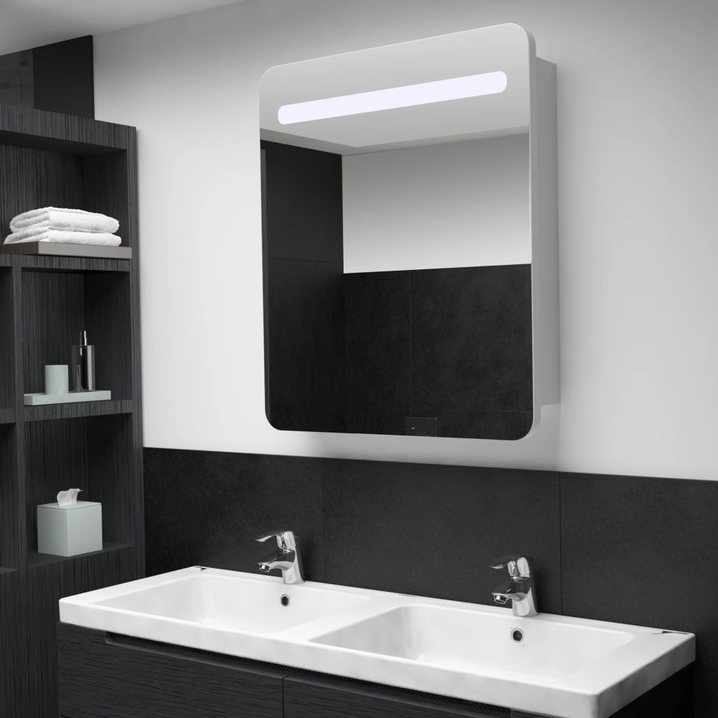 Led-Speilskap Til Bad 68X9X80 Cm