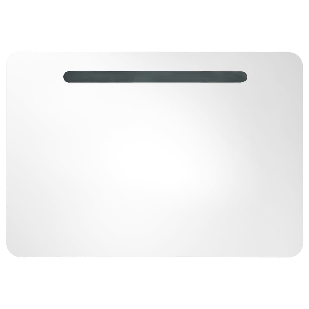 Led-Speilskap Til Bad 80X9,5X55 Cm