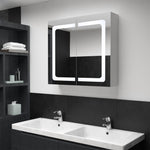 Led-Speilskap Til Bad 80X12,2X68 Cm