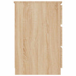 Skrivebord Sonoma Eik 140X50X77 Cm Konstruert Tre