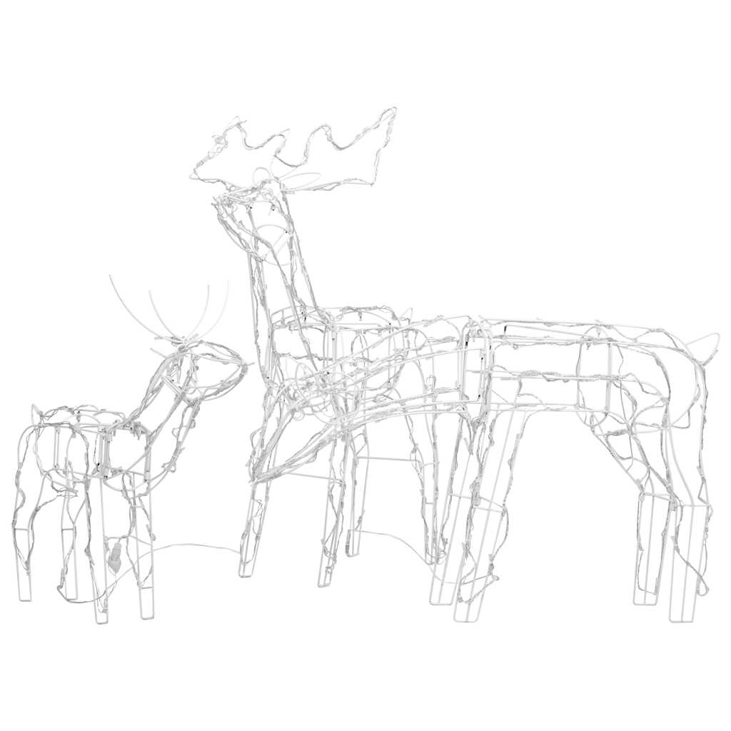 Julelysdekorasjon Reinsdyr 3 Deler 229 Leds