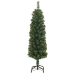 Slankt Kunstig Juletre Med Stativ Grønn 150 Cm Pvc