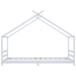 Sengeramme For Barn Heltre Furu Hvit 90X200 Cm