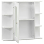 Speilskap Til Baderom Hvit 66X17X63 Cm Mdf