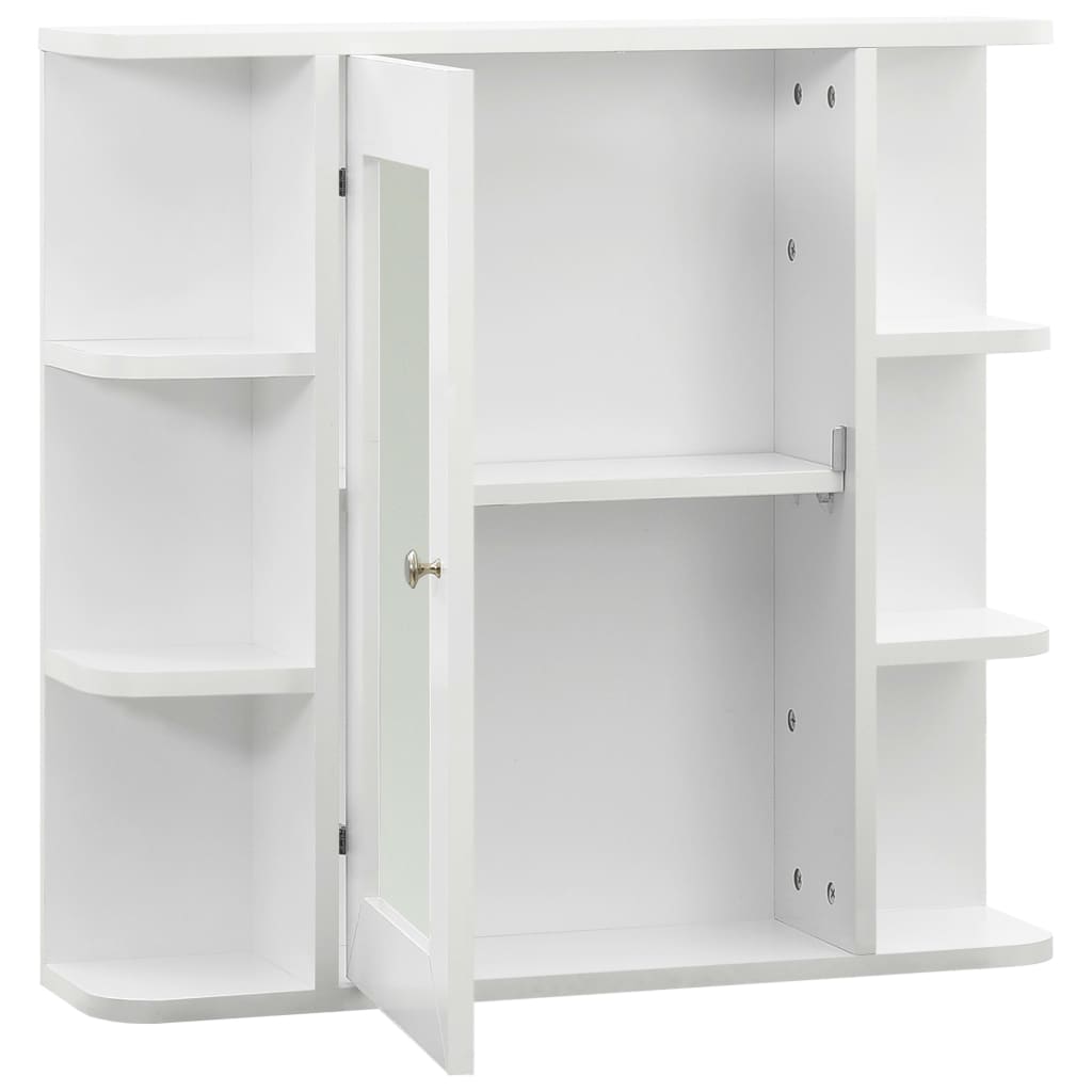 Speilskap Til Baderom Hvit 66X17X63 Cm Mdf