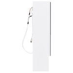 Speilskap Med Led Hvit 80X15X60 Cm Mdf