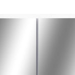 Speilskap Med Led Hvit 80X15X60 Cm Mdf