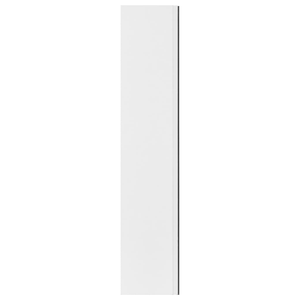 Speilskap Til Baderom Hvit 60X15X75 Cm Mdf