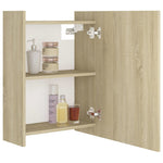 Speilskap Til Baderom Sonoma Eik 62,5X20,5X64 Cm Konstruert Tre