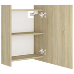 Speilskap Til Baderom Sonoma Eik 62,5X20,5X64 Cm Konstruert Tre