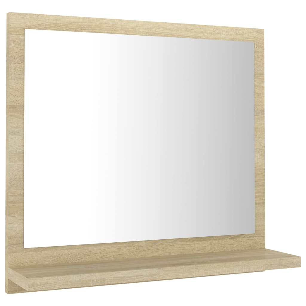 Baderomsspeil Sonoma Eik 40X10,5X37 Cm Konstruert Tre
