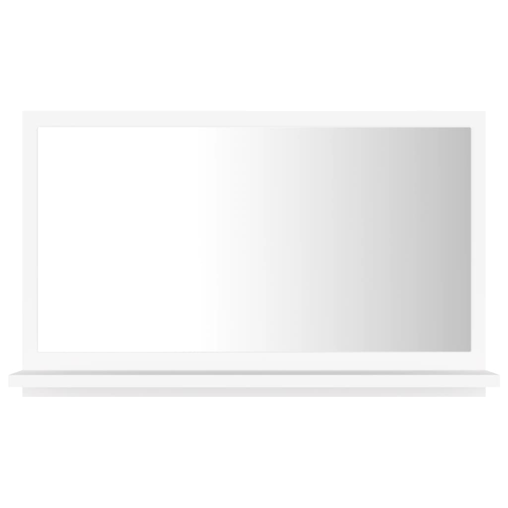 Baderomsspeil Hvit 60X10,5X37 Cm Konstruert Tre