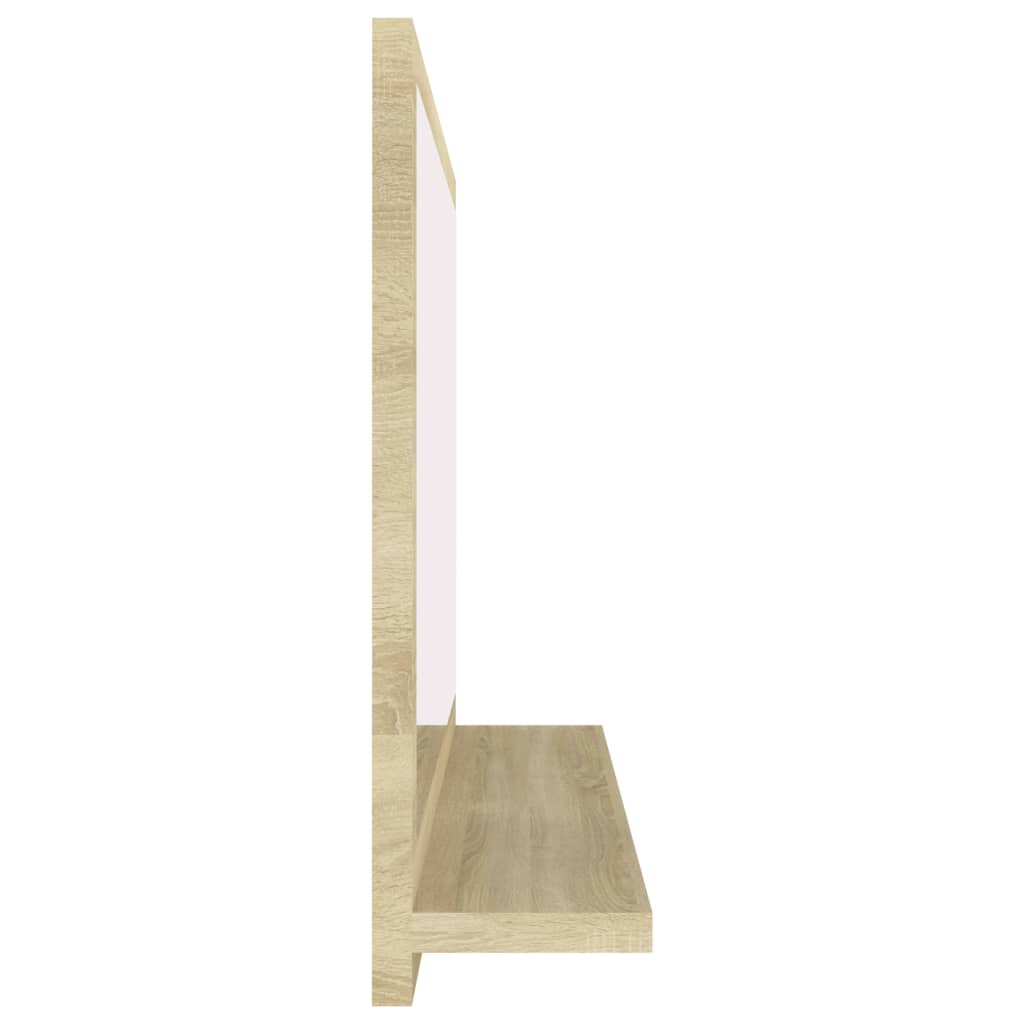 Baderomsspeil Sonoma Eik 60X10,5X37 Cm Konstruert Tre