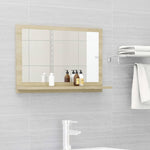 Baderomsspeil Sonoma Eik 60X10,5X37 Cm Konstruert Tre