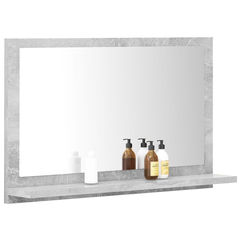 Baderomsspeil Betonggrå 60X10,5X37 Cm Sponplate